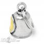Preview: Biker-Bell mit gelbem Smiley Emoji Gremlin Bell Motorrad-Glöckchen Glücksbringer Preview: Biker-Bell mit gelbem Smiley Emoji Gremlin Bell Motorrad-Glöckchen Glücksbringer